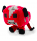 Плюшевая игрушка Майнкрафт Красная грибная корова, 18 см